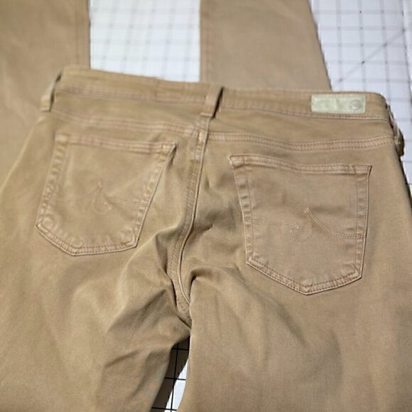 AG Adriano Goldschmied Legging Ankle Super Skinny Jeans Khaki - size 27R - Picture 11 of 13
